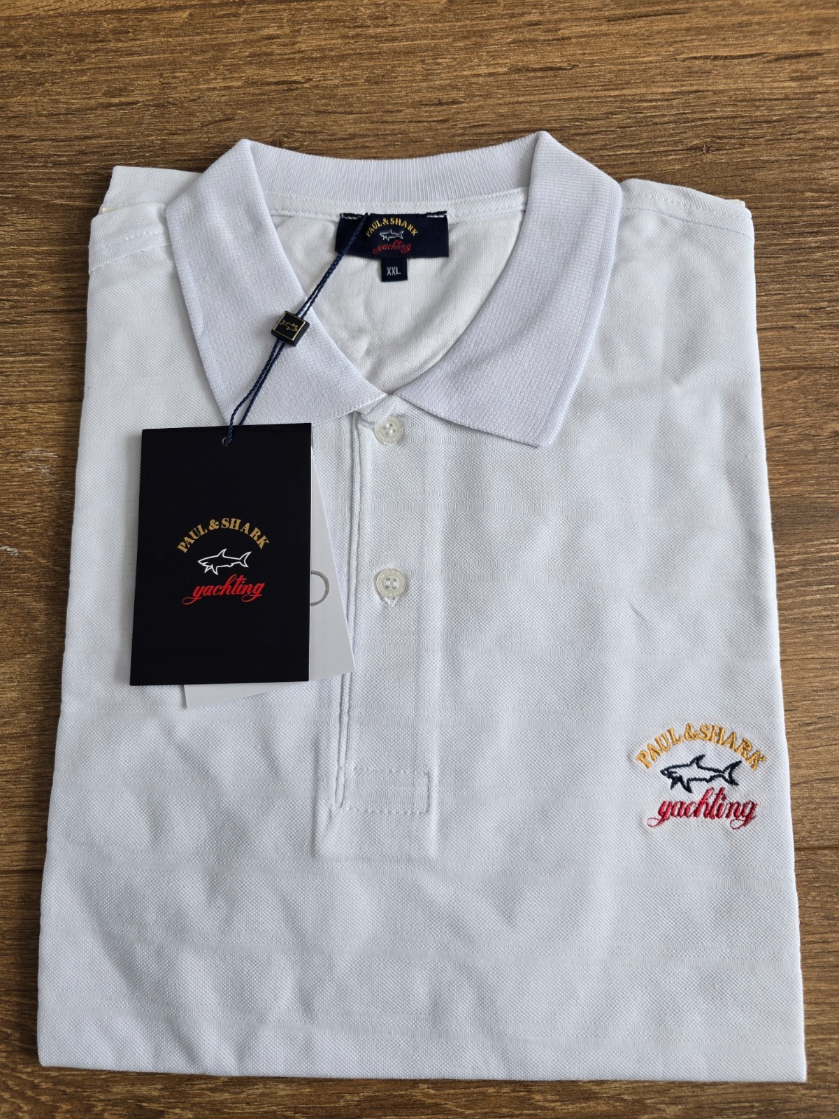 PAUL & SHARK Yachting Collection Mens Polo Shirt White 2XL-3XL-4XL-5XL-6XL