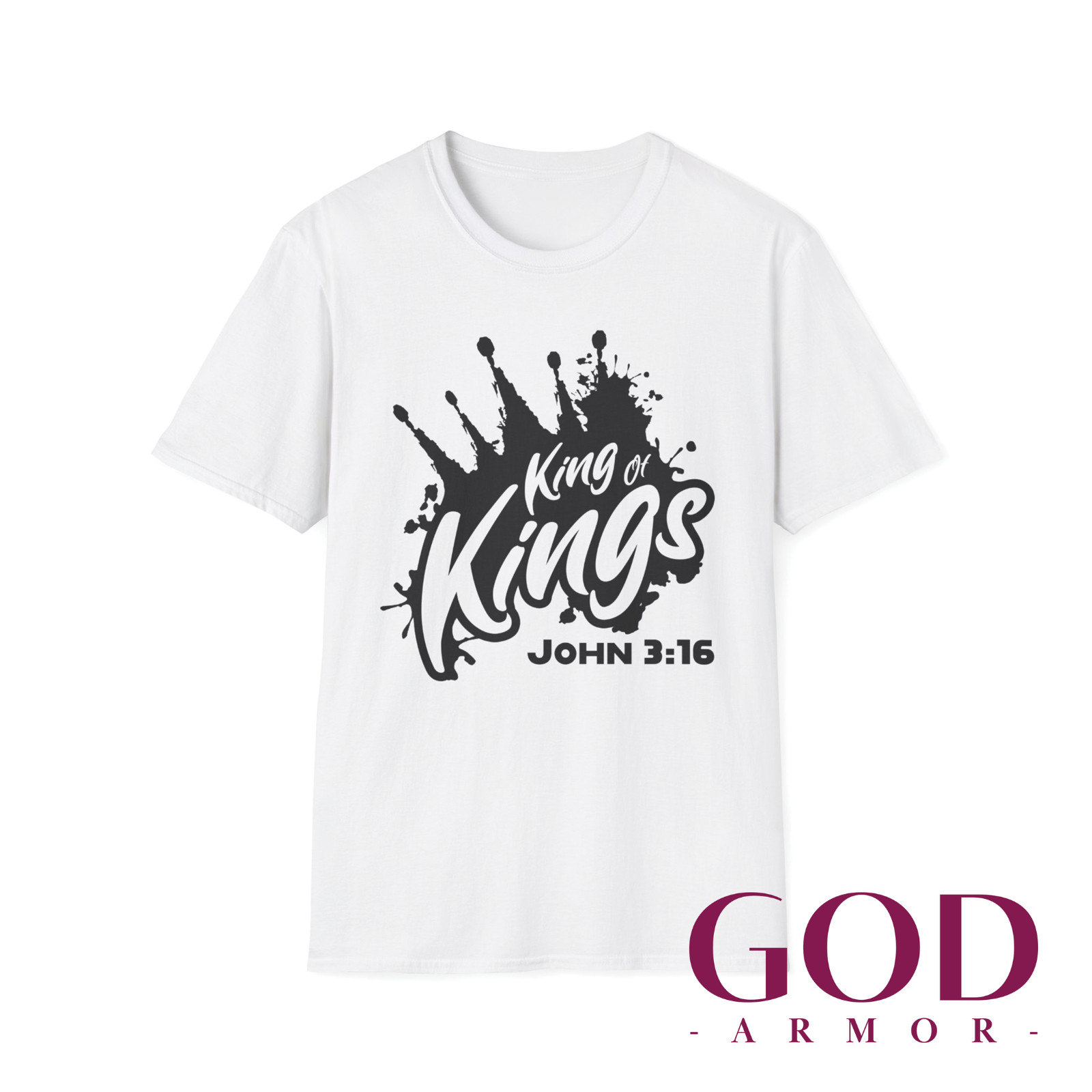 King Of Kings OD Unisex T Shirt Christian Religious Bible Faith Christ Gift Tee