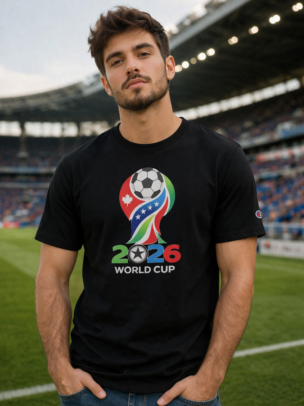 Fifa World Cup 2026 TShirt Soccer Graphic Tee USA Football Fan Customizable