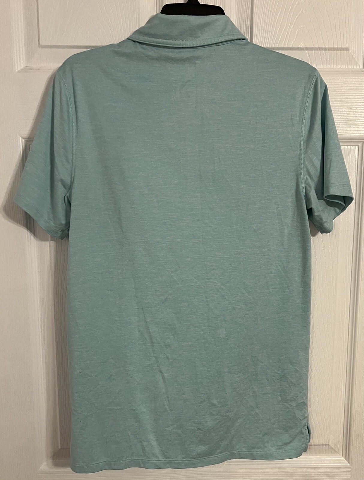 Light blue Athletic Polo SMALL All In Motion Wicking Stretch Polyester/Spandex