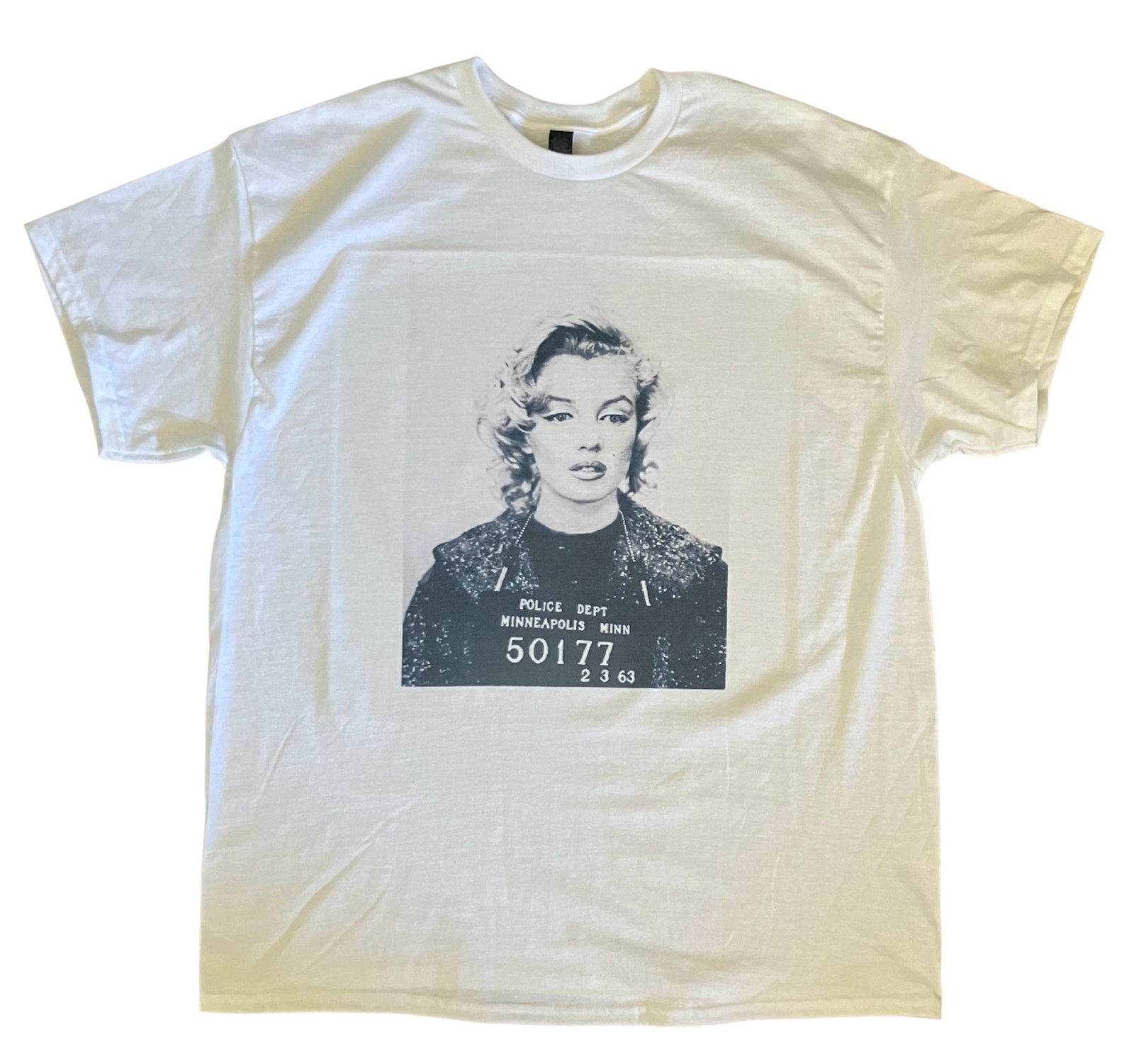 Marilyn Monroe American actress and model white retro T-shirt Soft style Soft