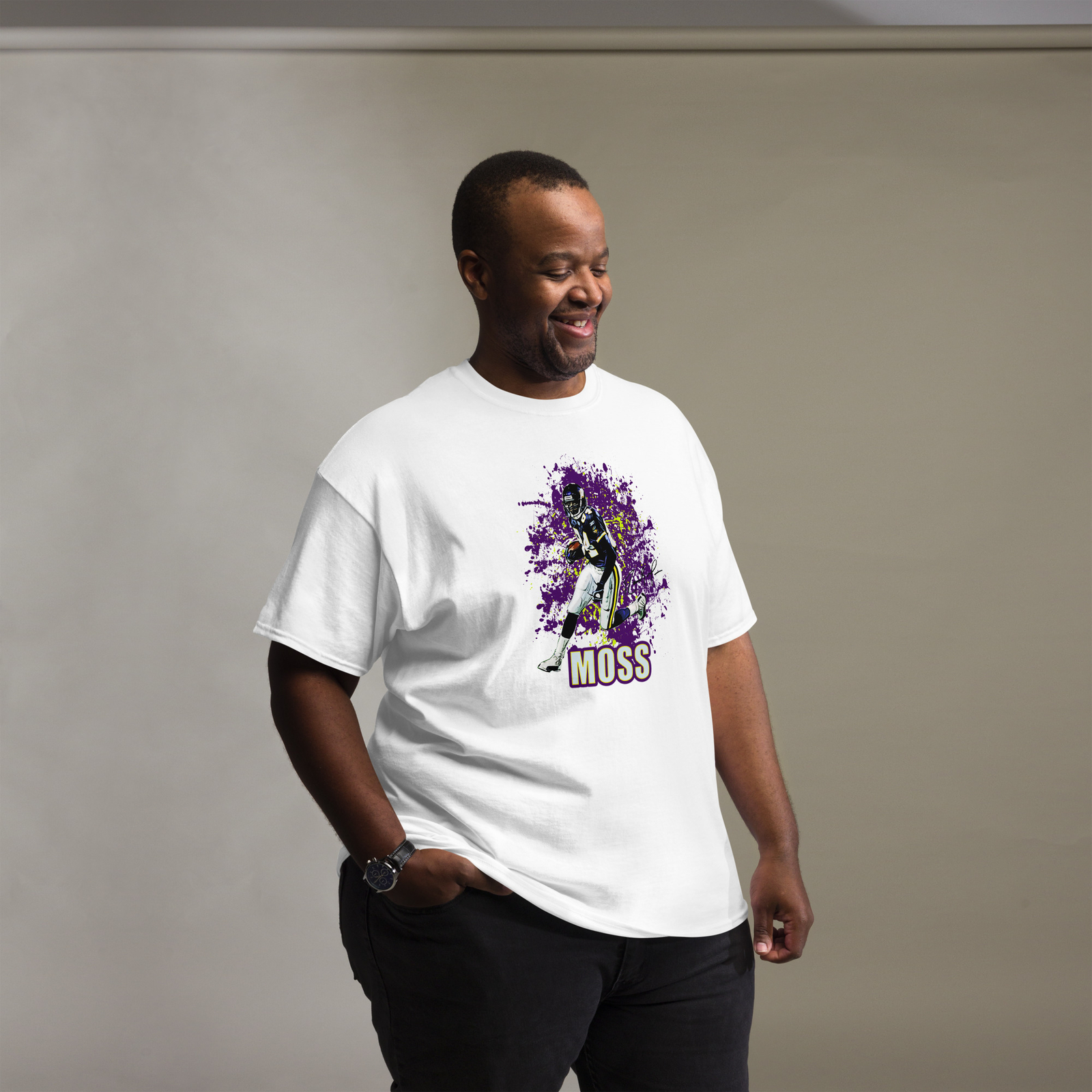 Randy Moss classic tee Vikings football shirt