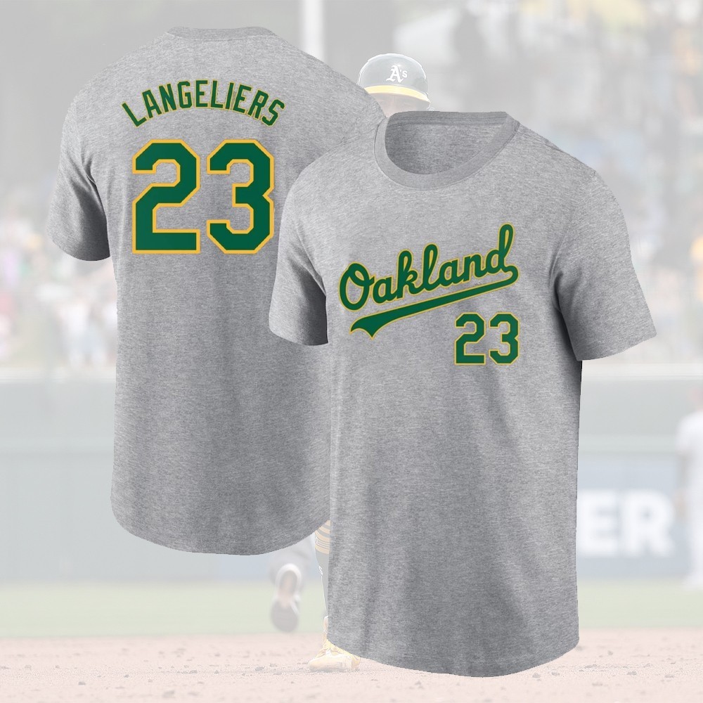HOT! Shea Langeliers #23 A.thle.tics Team 2026 Name and Number Gift For Fan