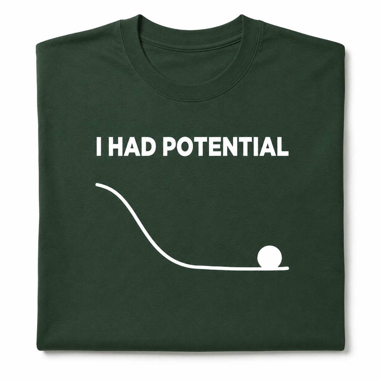 I Had Potential Funny Sarcastic Graphic T-Shirt