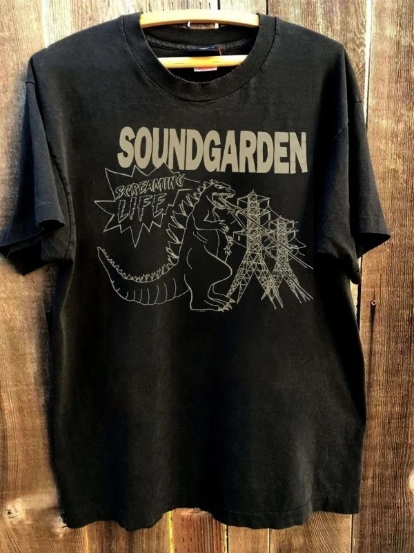 Soundgarden Screaming Life Black Short Sleeve Unisex T shirt Men Women S-5XL