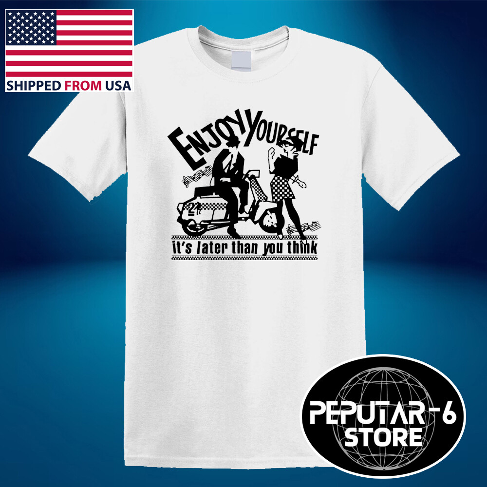 2Tone Enjoy Yourself Two Tone Records Men’s White T-Shirt Size S-3XL