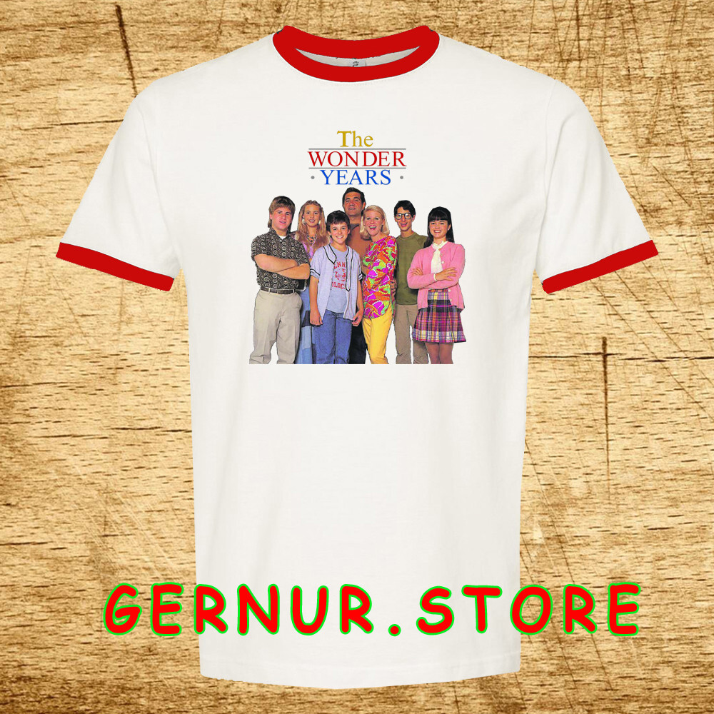 The Wonder Years TV Series Men’s Ringer Red Size S-3XL