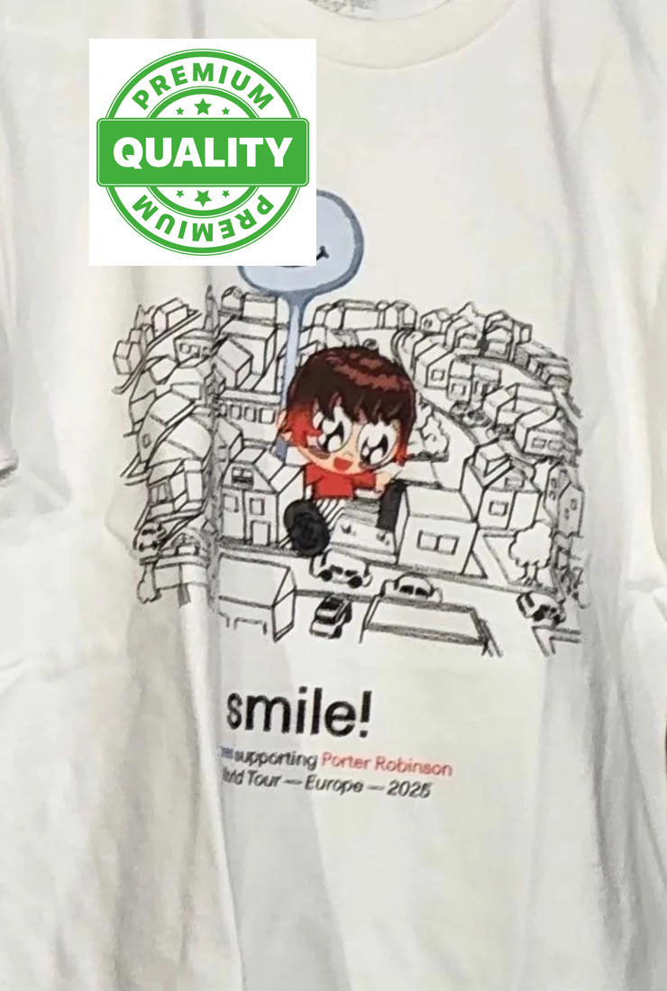 Porter Robinson Underscores white T-shirt tour All sizes VTG VDF085