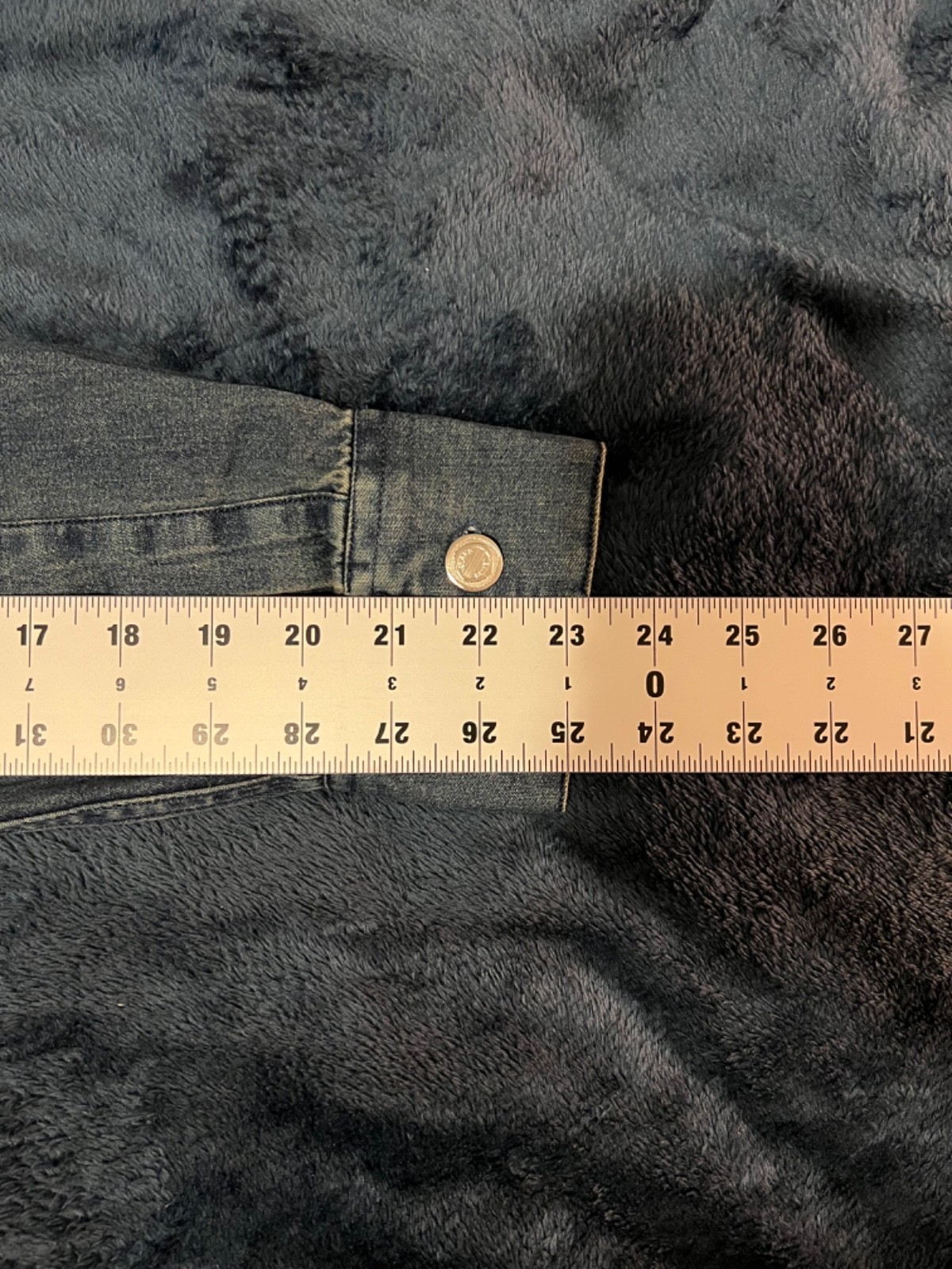 Ami Paris Knitted AMI DE COEUR Shirt Navy Denim Overshirt from Japan