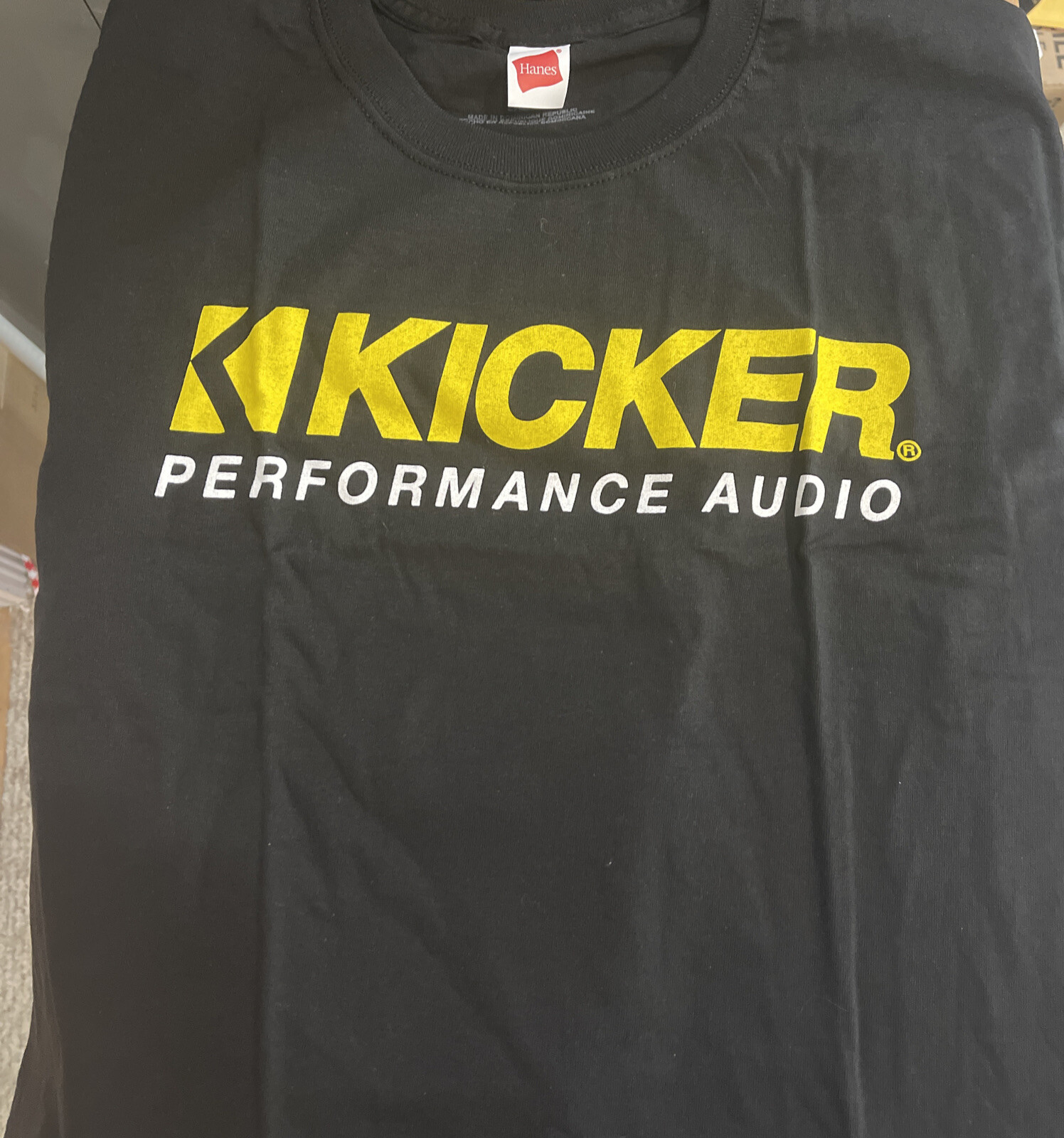 Kicker Performance Audio Logo T-Shirt – Cotton Hanes – Pick your SIZE M L XXL