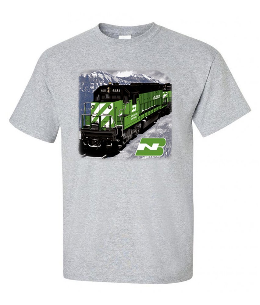 Burlington Northern in Montana Authentic Railroad T-Shirt Tee Shirt [82]
