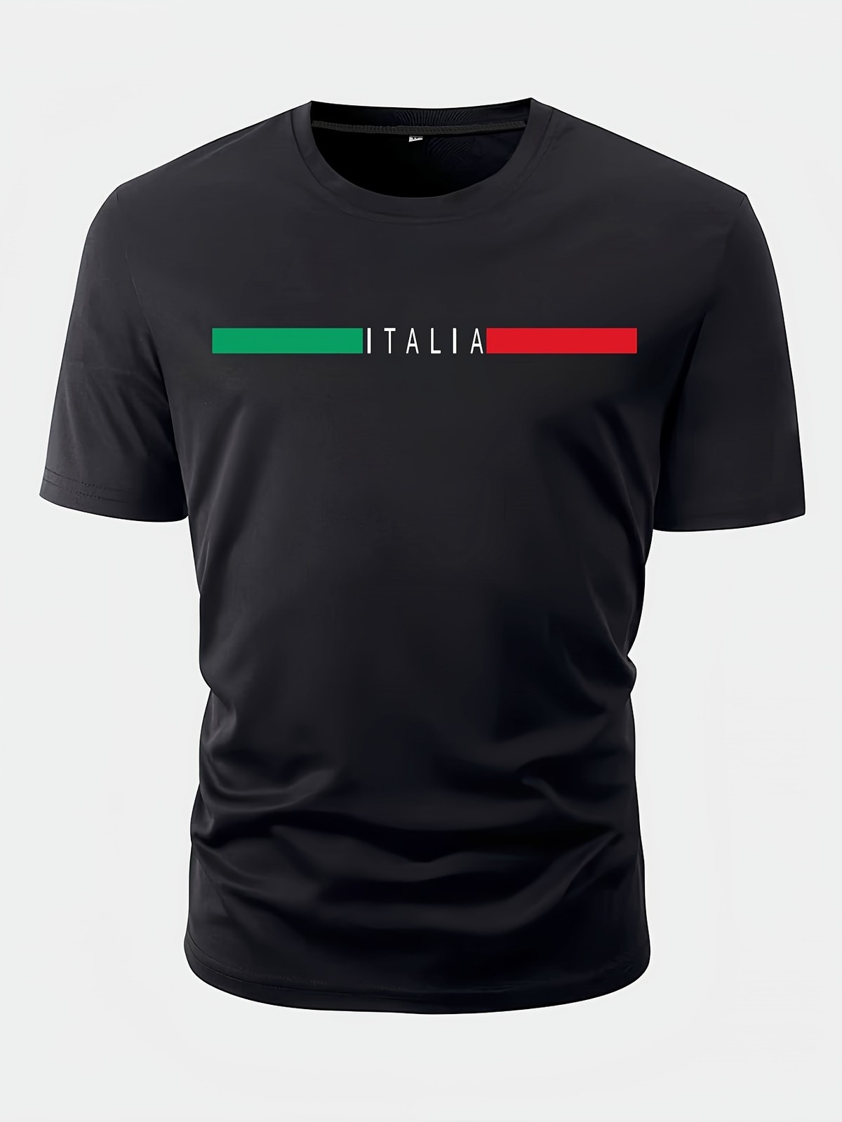 Mens Italia Flag T-Shirt Italy Pride Italian Graphic Tee