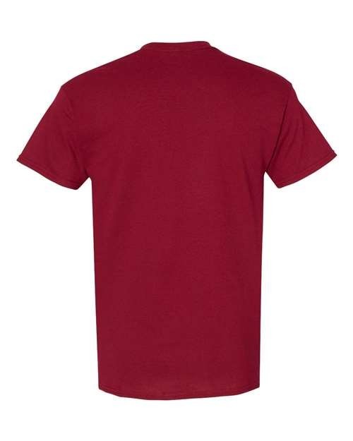 Gildan G500 Adult Heavy Cotton T-Shirt, Garnet, M, Pack Of 5, Mens T-Shirts