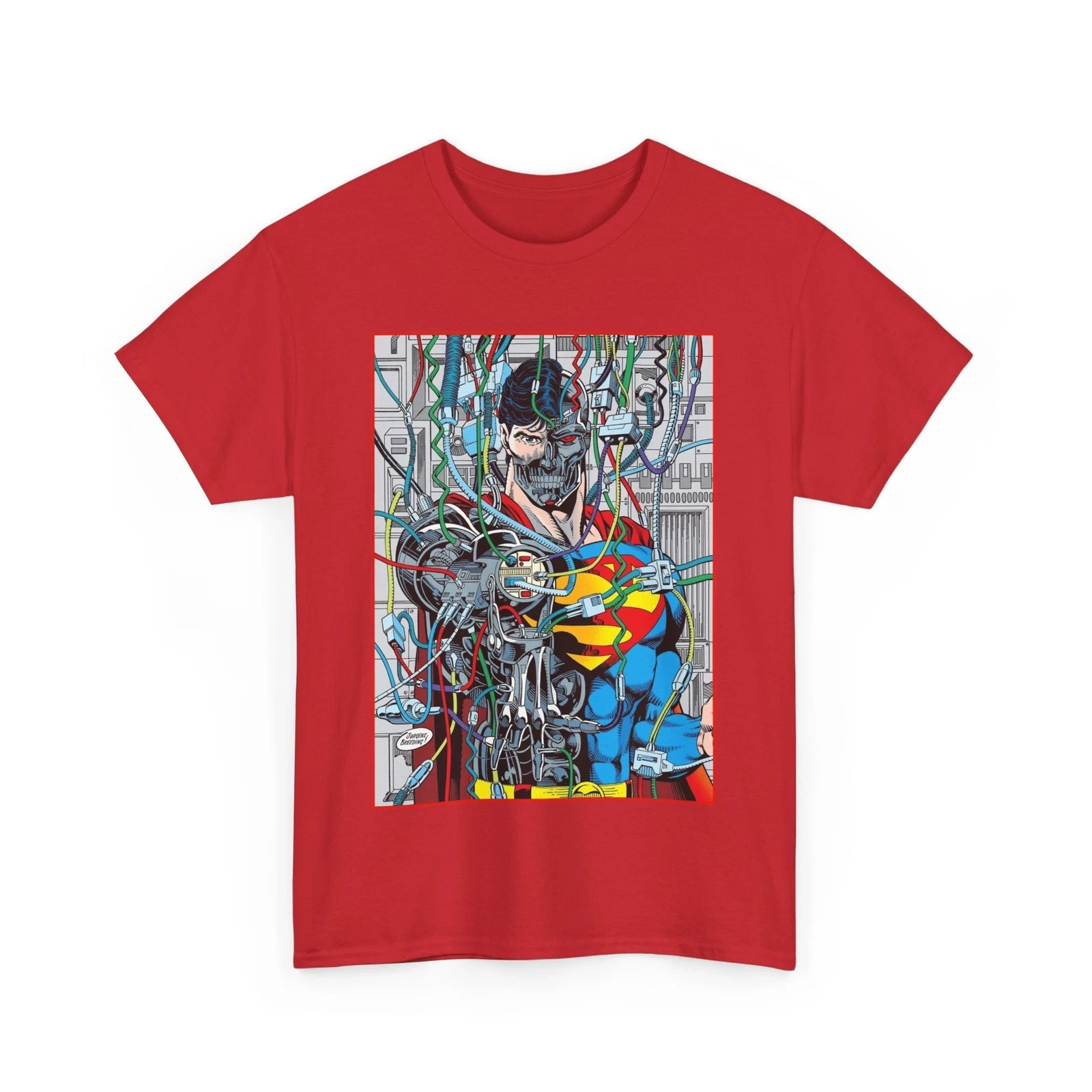 Cyborg Superman T-Shirt – DC Comics – Dan Jurgens Art – Reign of the Supermen