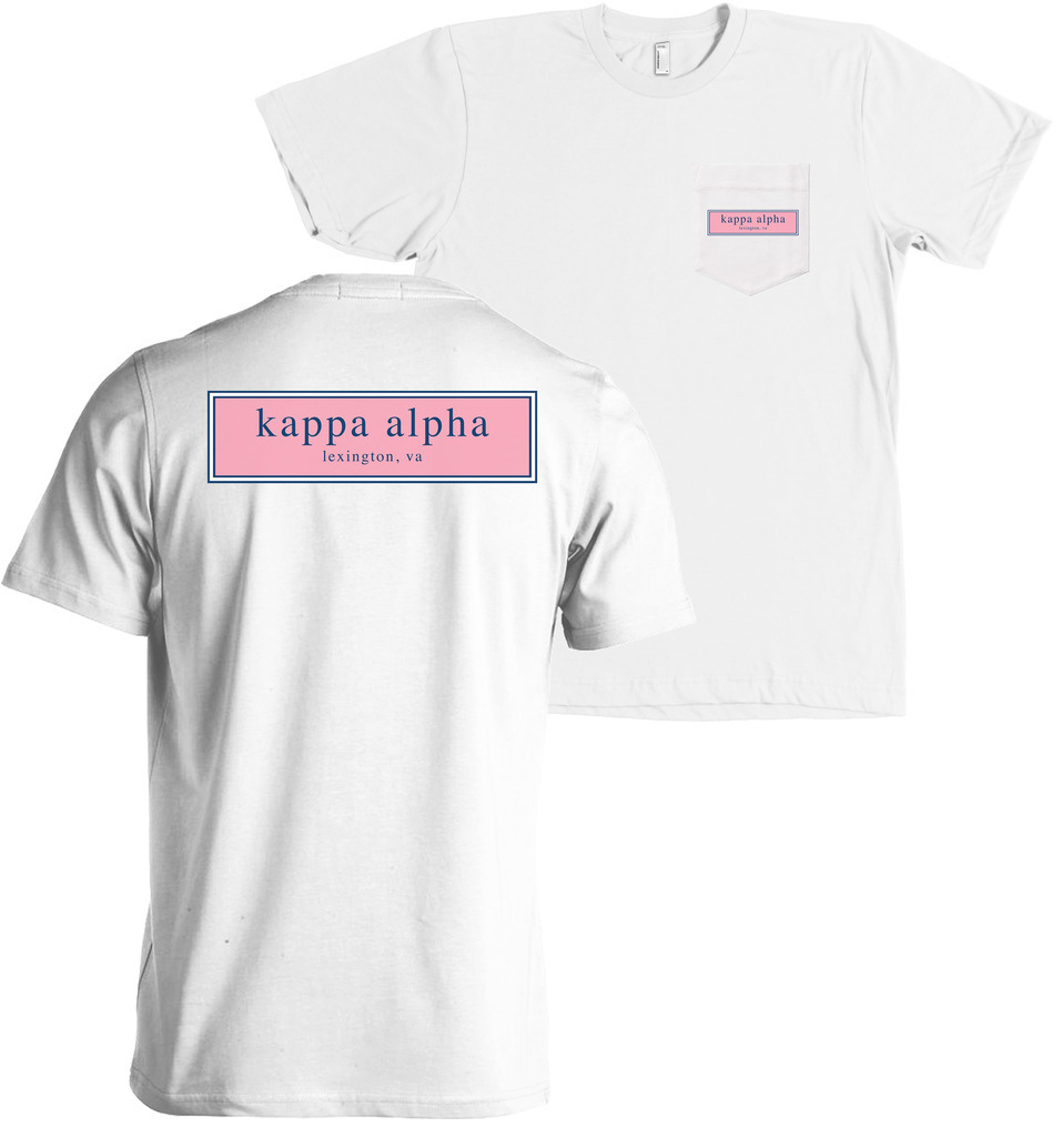 Kappa Alpha Order Fraternity Bella + Canvas POCKET Shirt KA – MORE COLORS