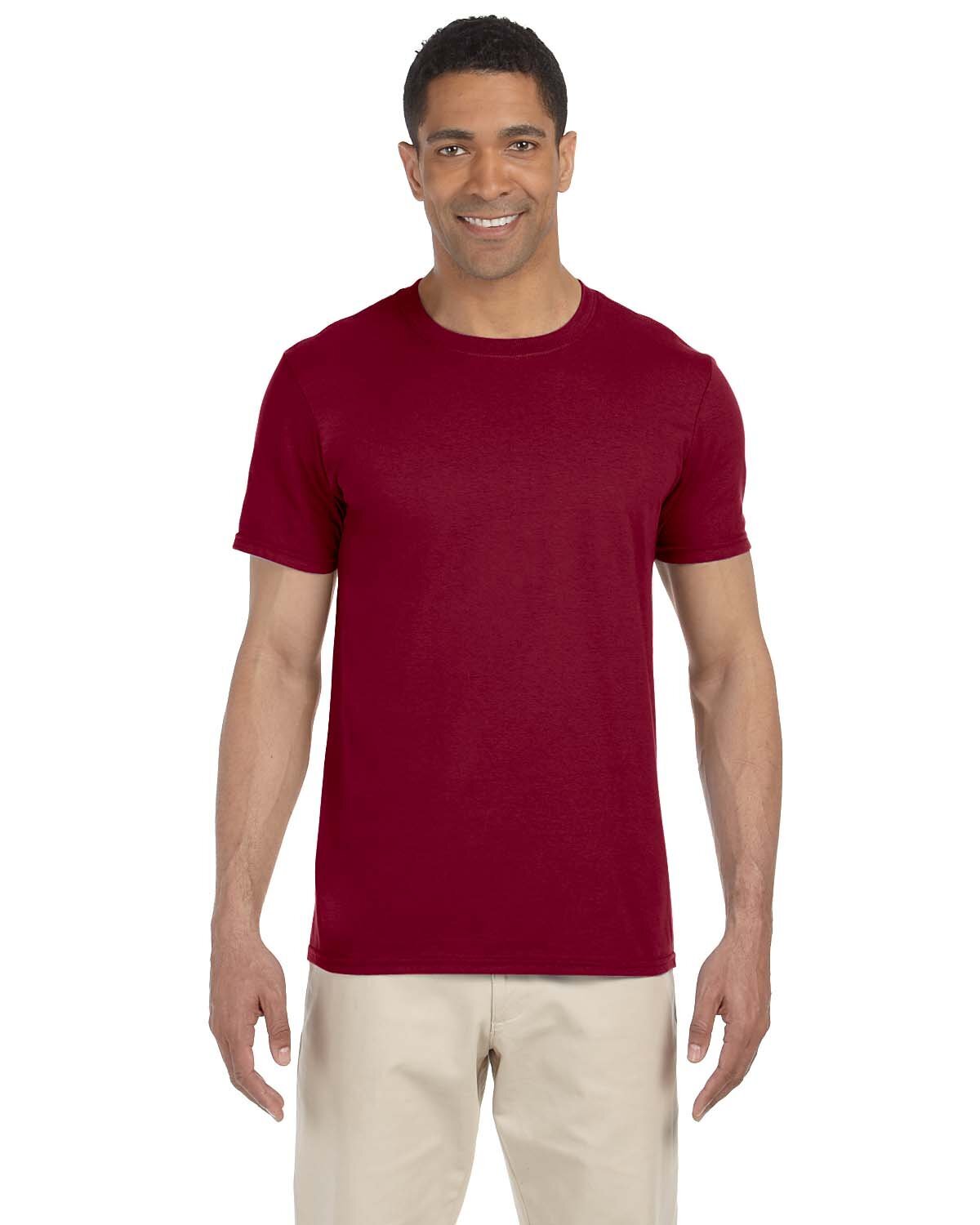 10 Pack Of Gildan G640 Adult Short Sleeve T Shirt Plain Softstyle Jersey T-Shirt