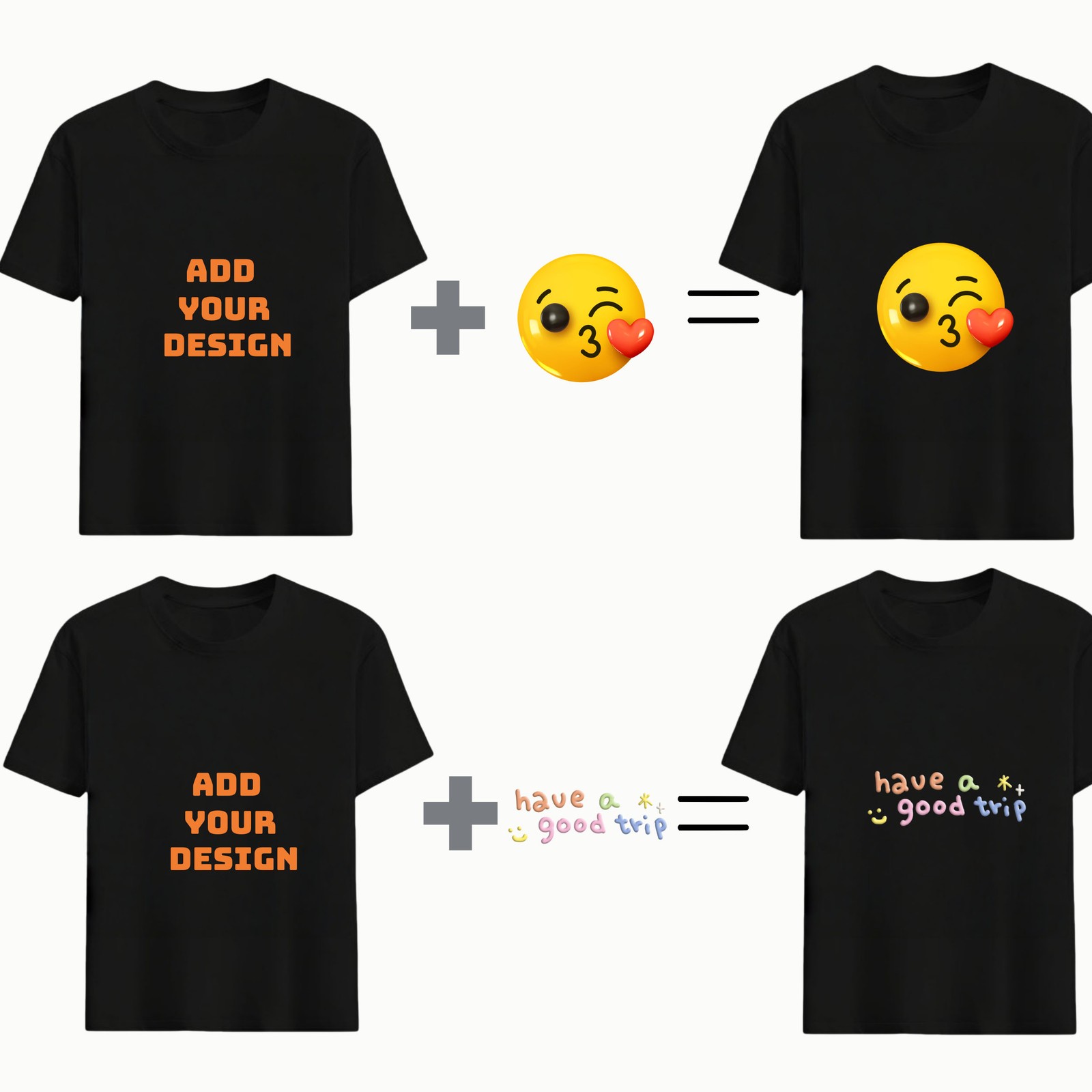 Heat Transfer Custom Tee Personalized Text Photo Logo Unisex Design
