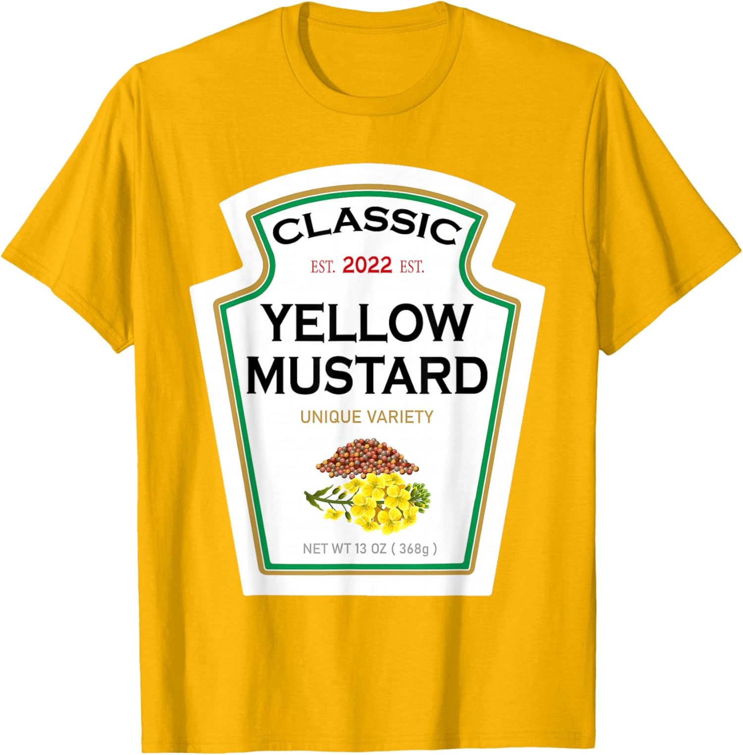 Yellow Mustard Halloween Costume Matching Group Unisex T-Shirt
