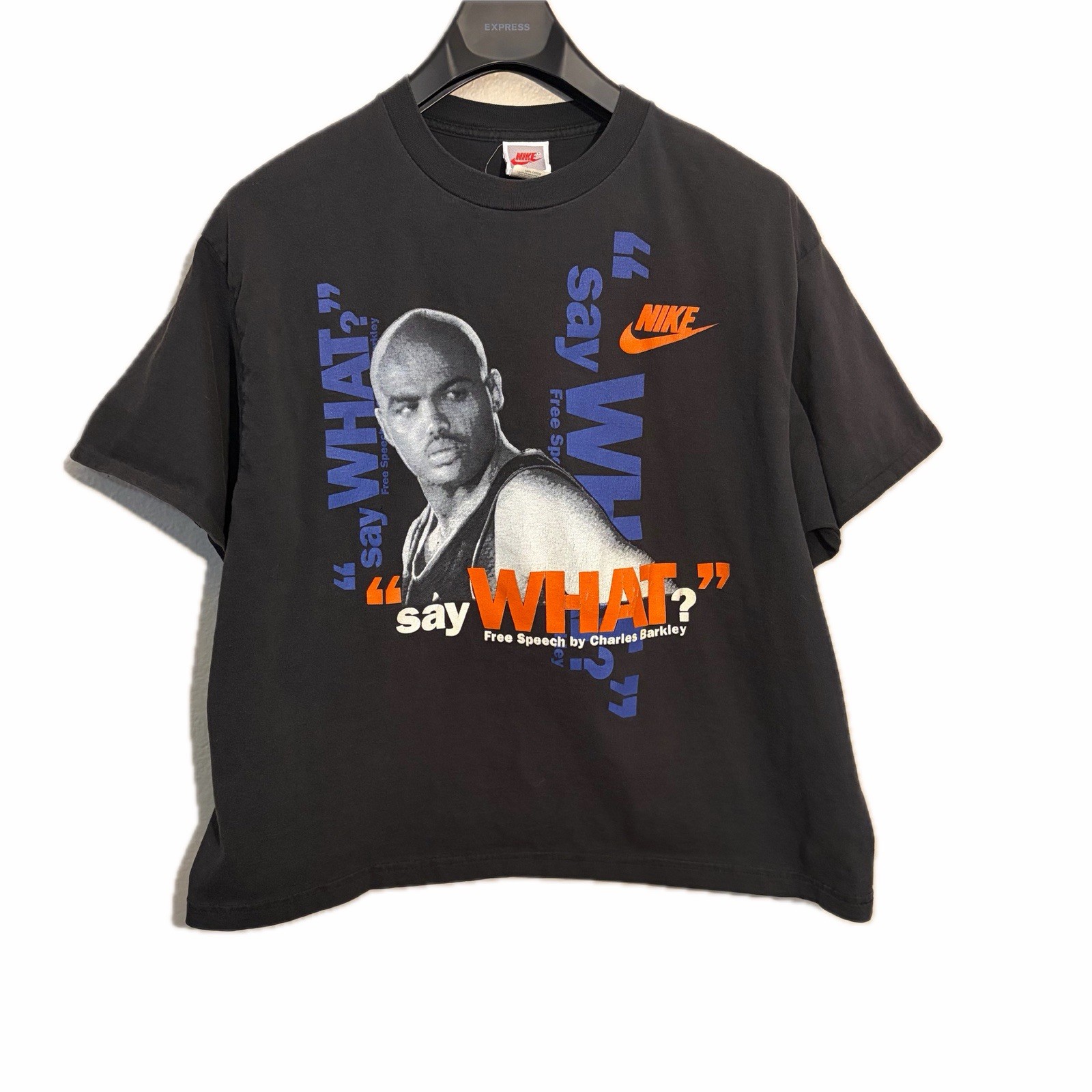 90s Nike Charles Barkley Free Speech T-Shirt – Extra Large – Worn See Photos