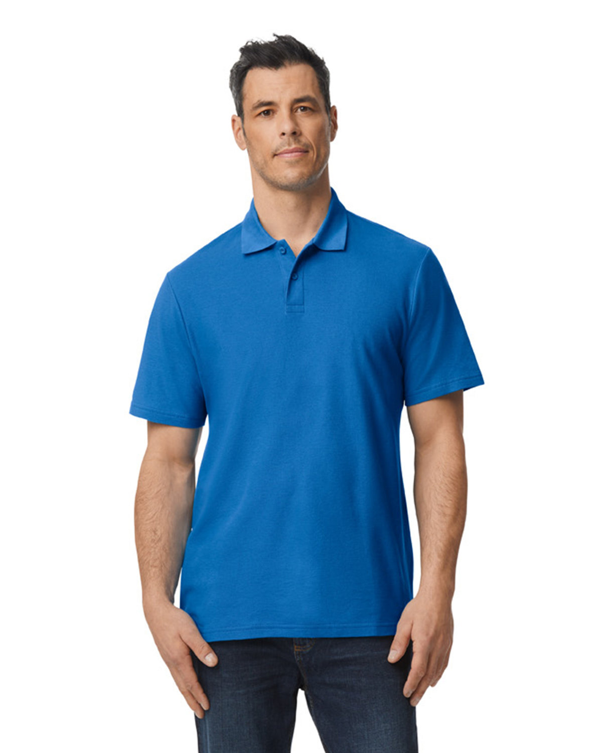 Gildan Men’s Softstyle Double Pique Stylish T Shirt Casual Polo – G648