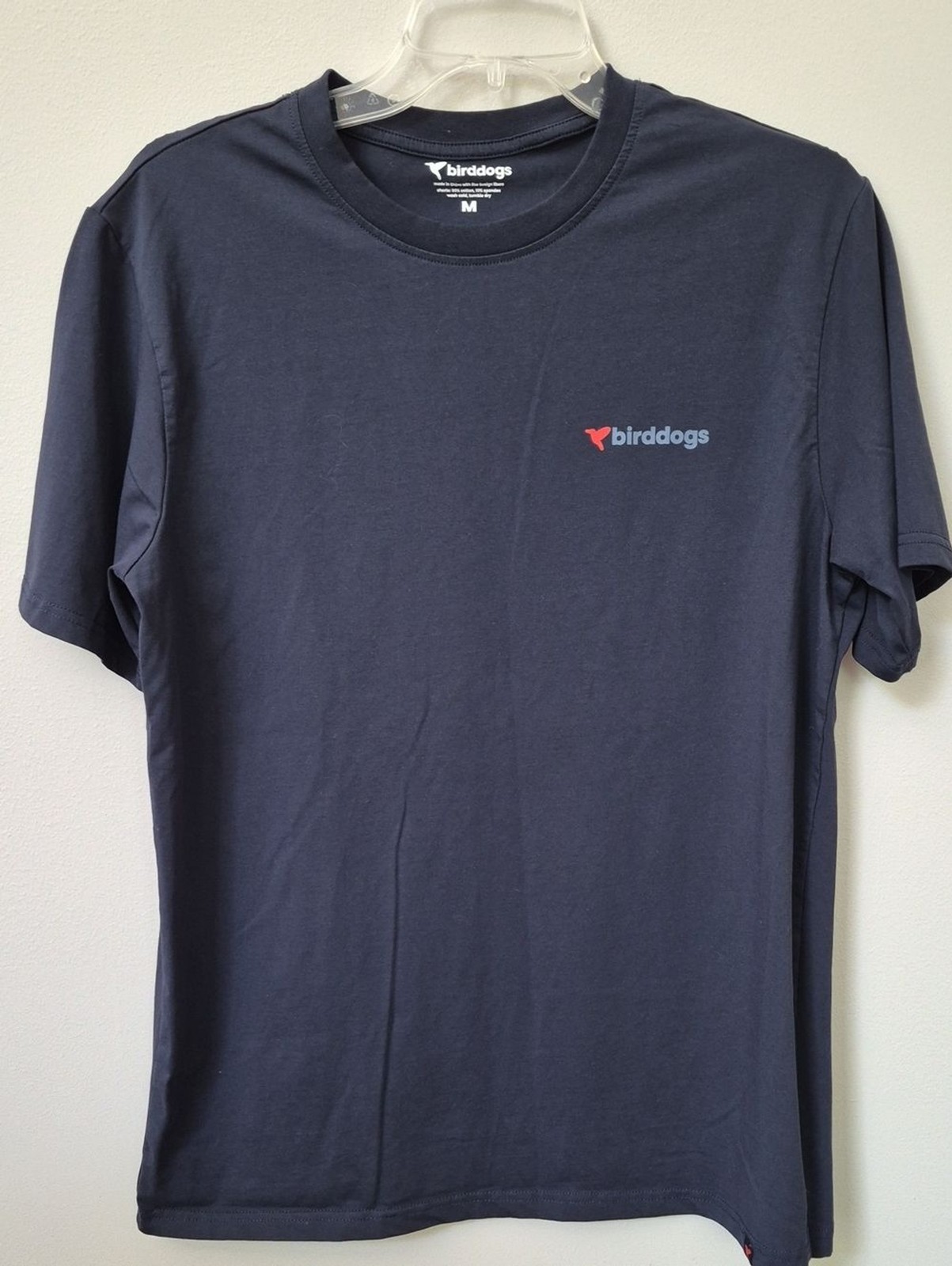Birddogs Sharehouse Tech Tee Navy Mens M S/S Road Trip Graphic Gorpcore Travel