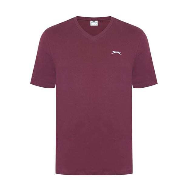 Men’s Slazenger Cotton V Neck T Shirt XS S M L XL XXL 3XL 4XL ASS COLOURS BNWT