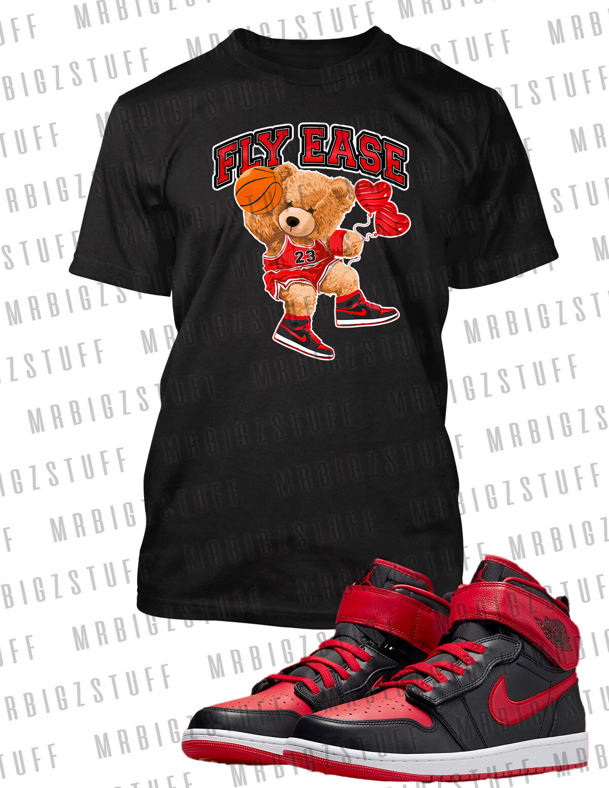 Men’s Hip Big Tall Pro Club Shaka RTP Tee Shirt to Match J1 Fly Ease Shoe