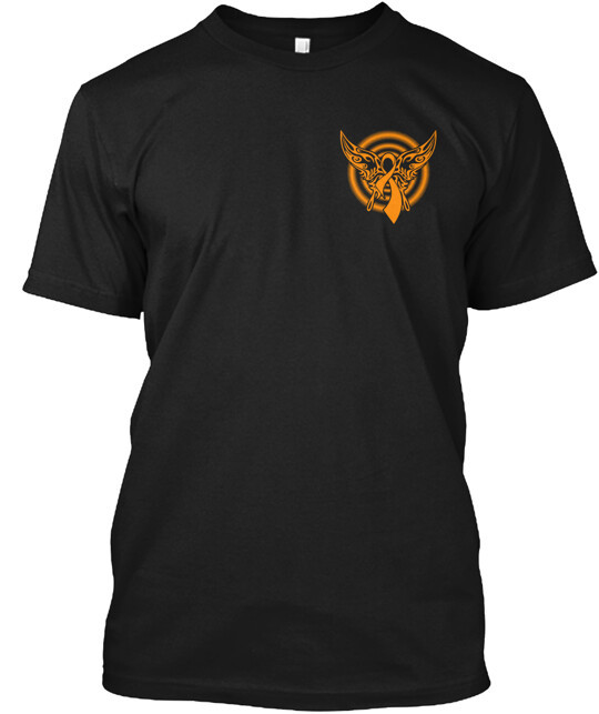 Multiple Sclerosis Awareness Flag T-Shirt Made in the USA Size S to 5XL