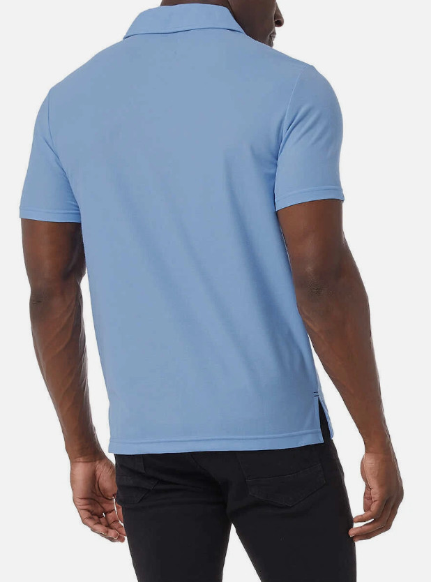 32 Degrees Cool Micropique Polo Shirt Mens Size XL Blue Short Sleeve