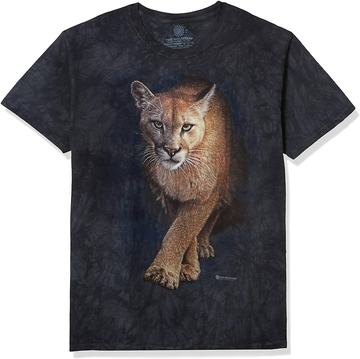 Puma Panther Tiger King Wild Emergence Cat Brown Mountain Animal T-Shirt S-5X