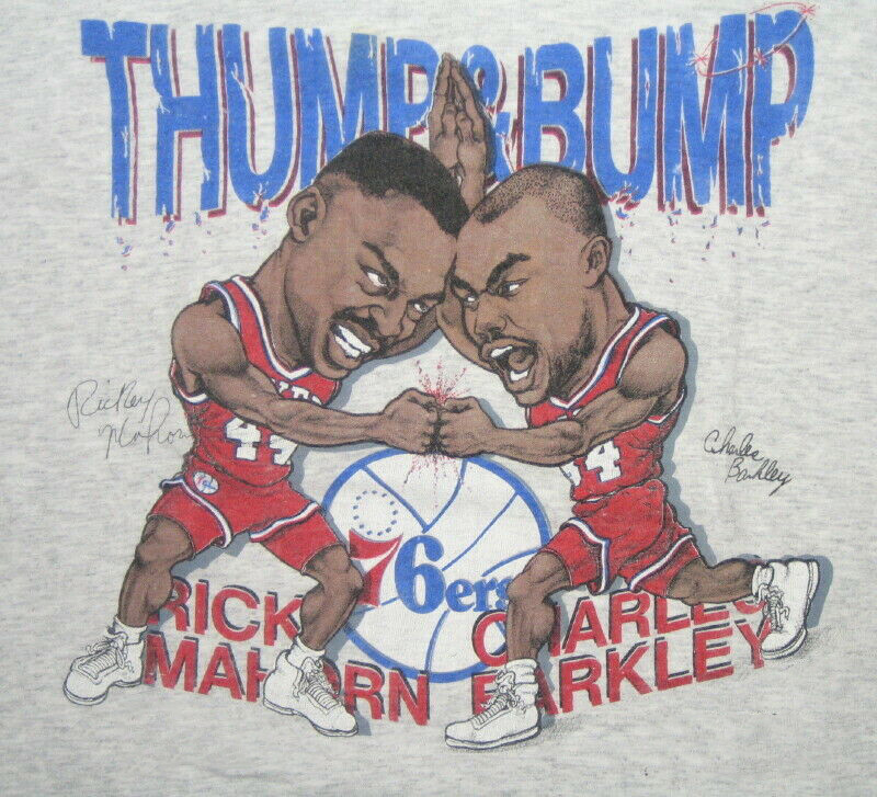 Charles Barkley Rick Mahorn gray T-shirt Unisex All Sizes T-shirt JJ4254
