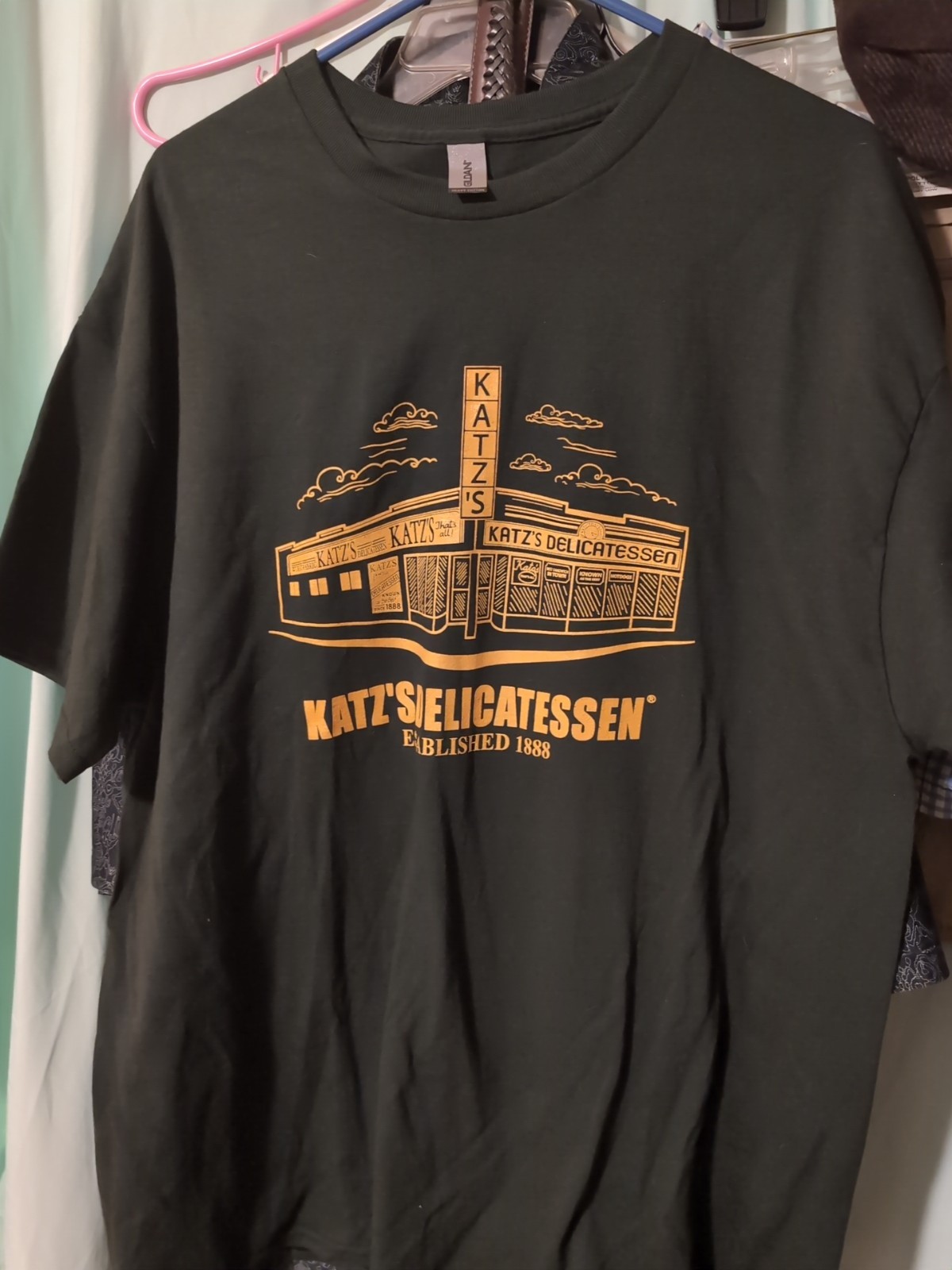 Katz’s Delicatessen New York City T-Shirt – Size XL Send A Salami