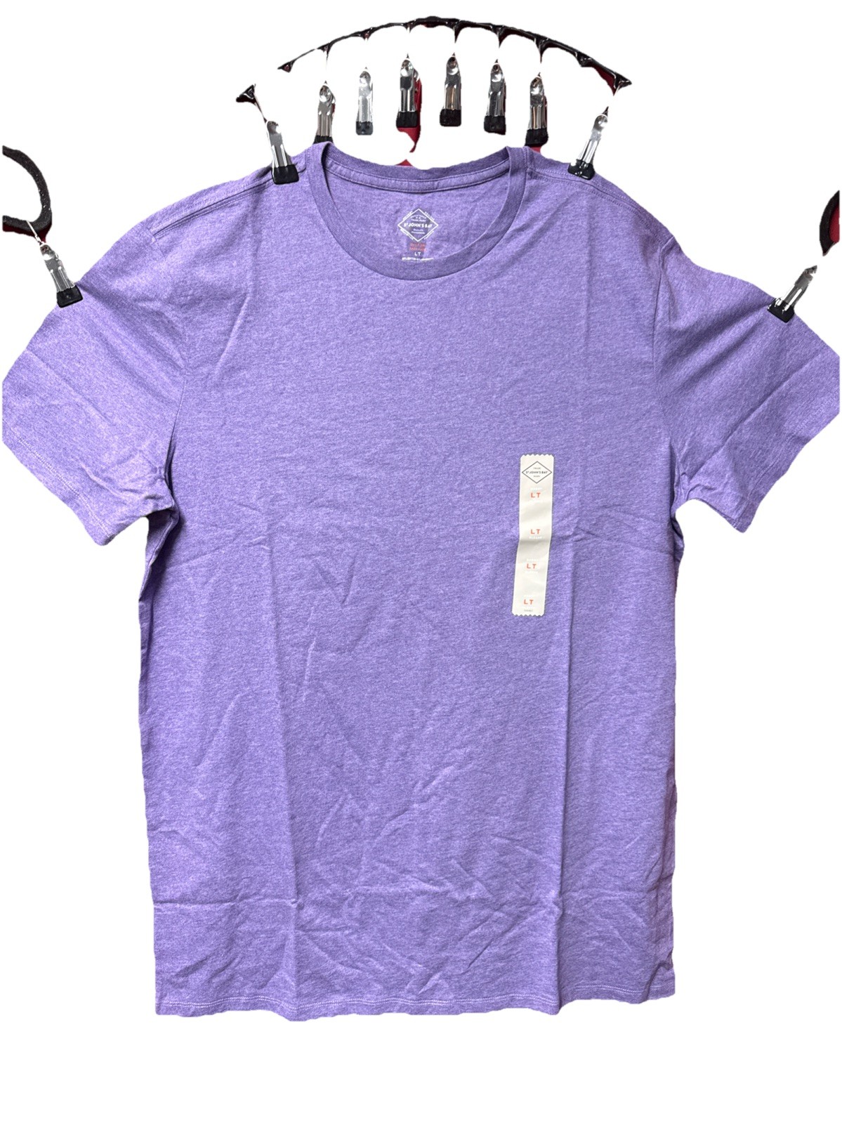 3XLT Sleeve Chalk Violet Tee St John’s Bay Not Size LT