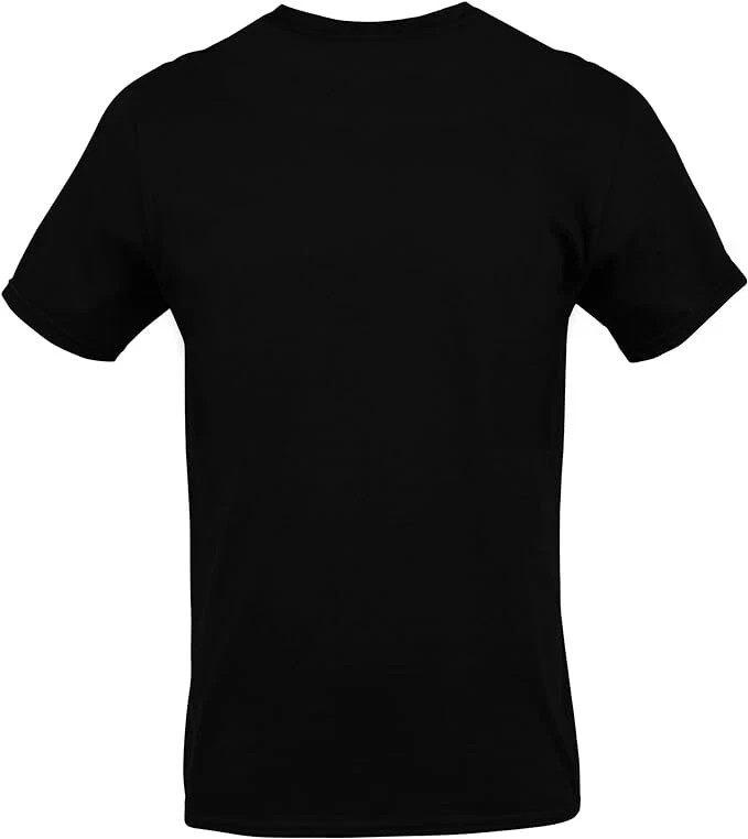 Gildan (6-pack) Black Solid Ultra Cotton Short Sleeve Blank Tee T-Shirt S-XL