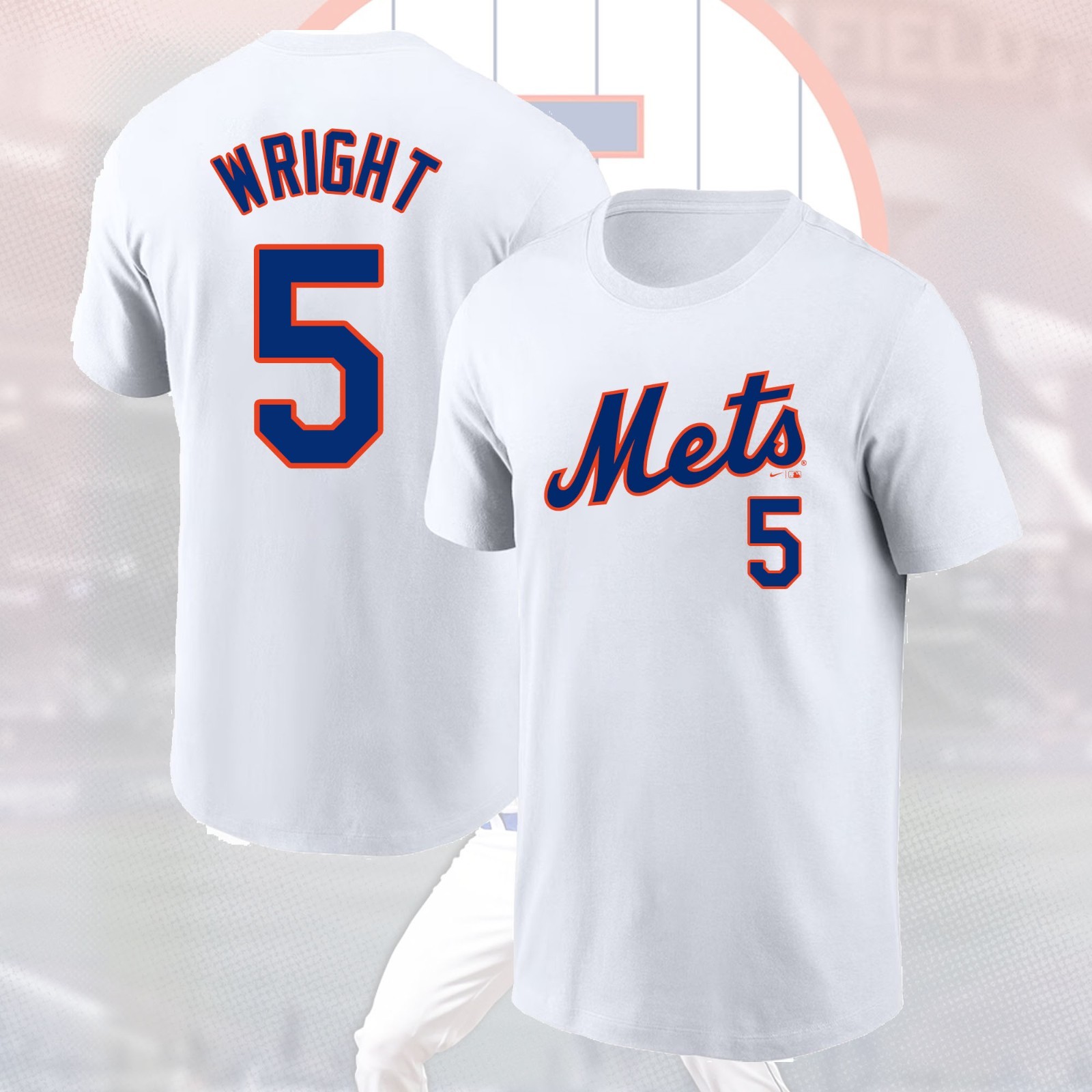 HOT HOT – David Wright #5 New York Mets 2025 Name & Number Fastship For Fans