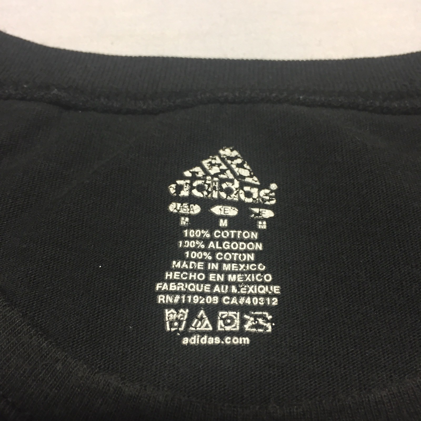 Volkswagen Adidas D.C. United Medium Black T-shirt Soccer Club MLS Cup DC