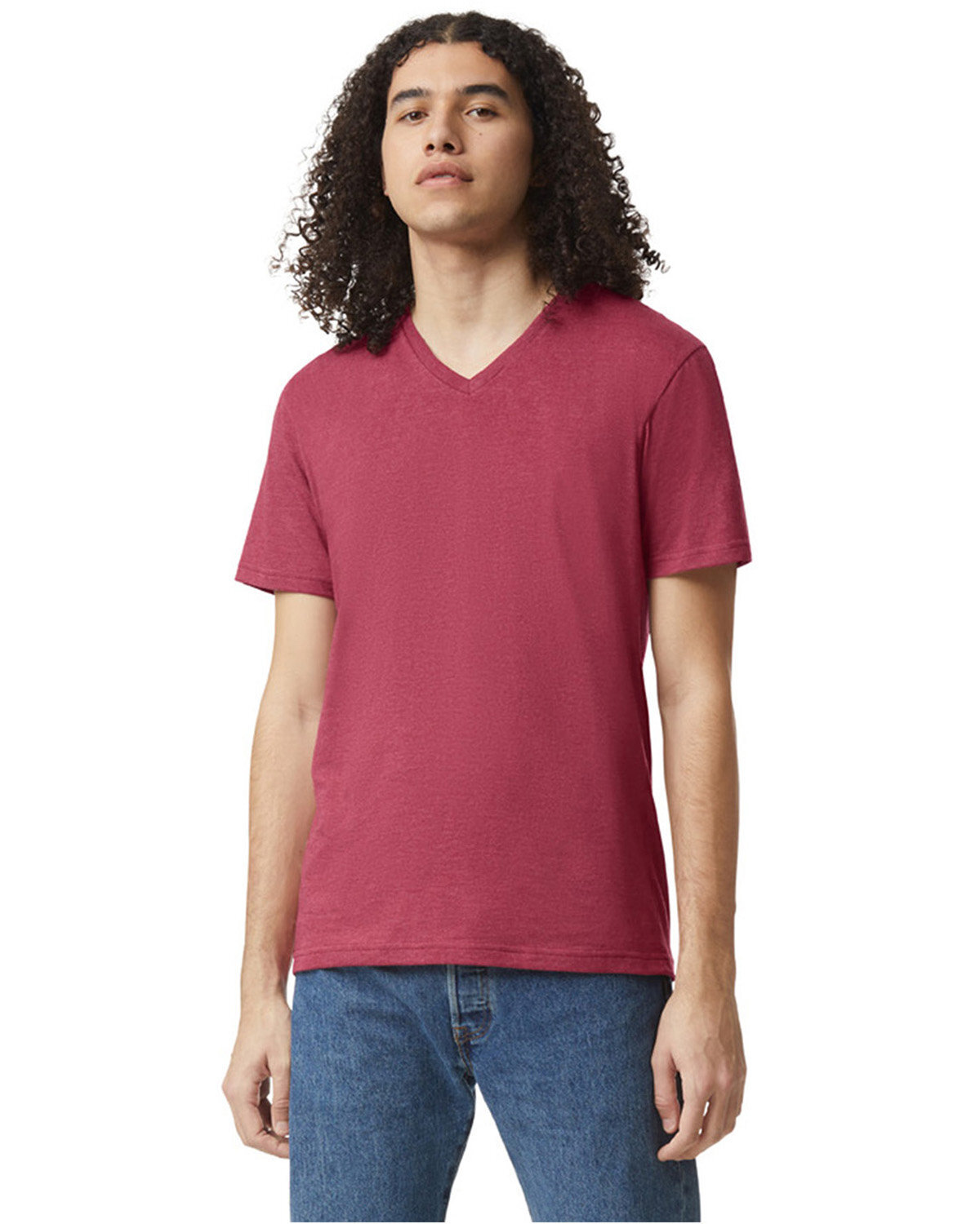 American Apparel Unisex CVC V-Neck T-Shirt FREE SHIPPING!