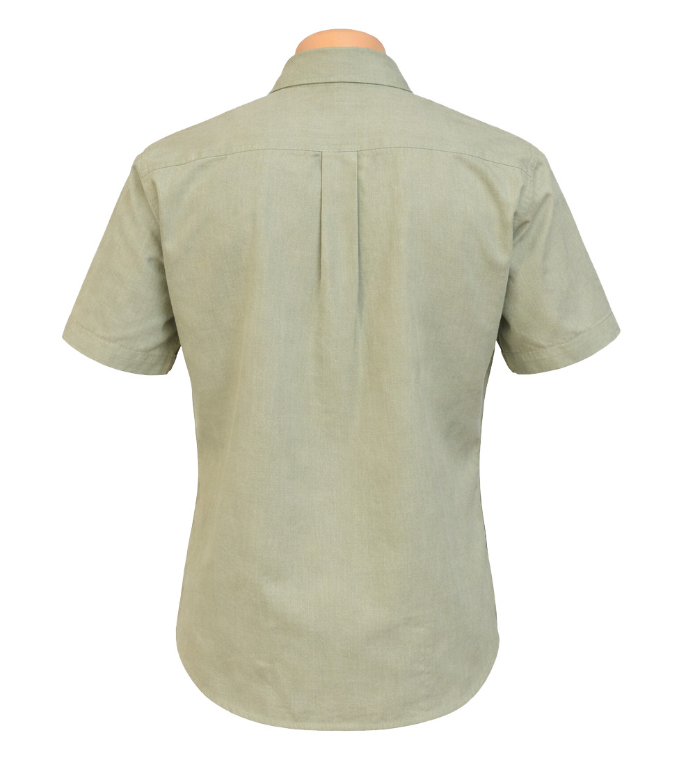 New Men’s Khaki Green Short Sleeve Work Shirt Official US Forest Service Size XL