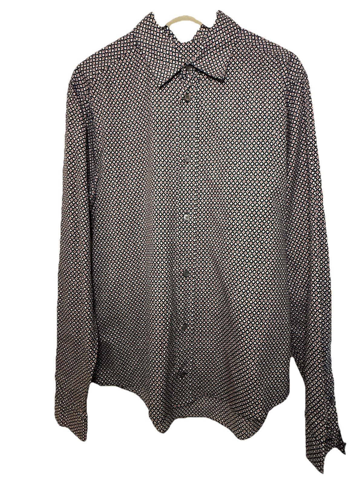 Louis Vuitton Men’s L/S Pattern Shirt. Size L. Slim Cut. Authentic