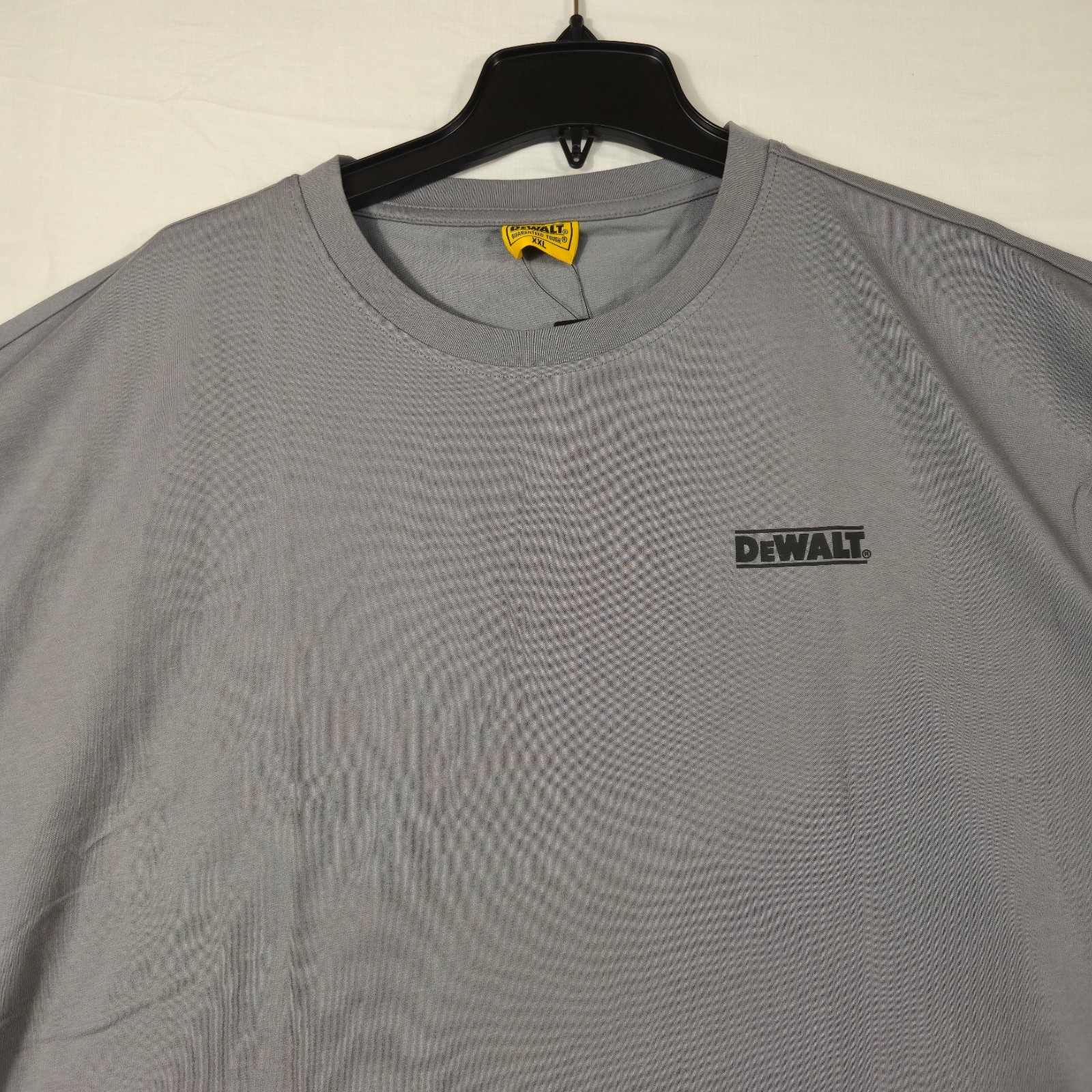 DeWalt Coolmax T Shirt Mens 2XL Gray Guaranteed Tough Short Sleeve Crew Neck