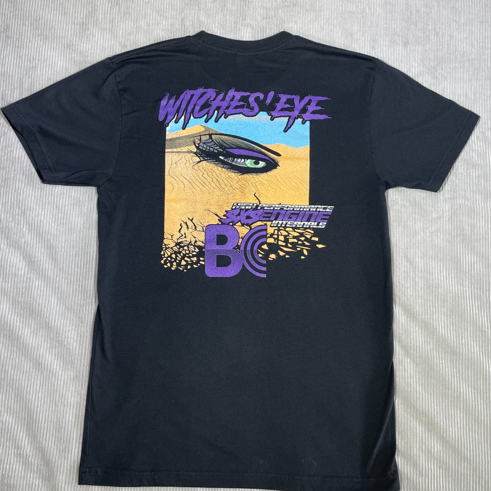 Witches Eye Graphic Tee Black Next Level Apparel Small Goth Y2K Streetwear