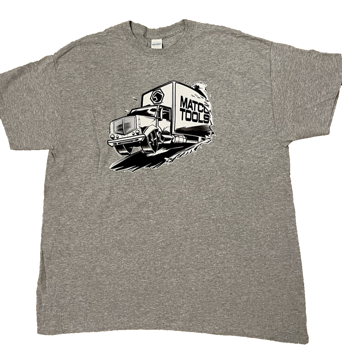 Matco Tools Men’s T-Shirt Tool Truck Graphic Gray Tee Size L New