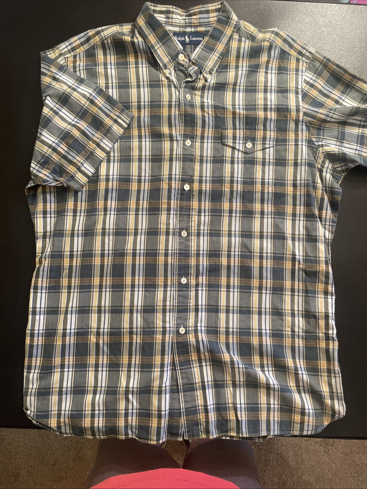 EUC Polo Ralph Lauren 5 Pc Lot / Button Shirts / 1 Sweater Pony ALL SZ XL