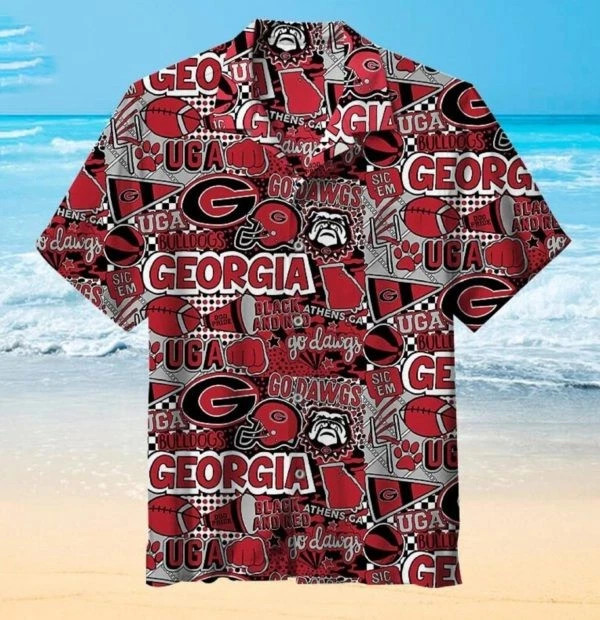 Georgia Bulldogs Hawaiian Shir